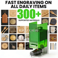 Lite Lasergraviergerät, 4000mm/s Schnelle Graviermaschine, Ultra HD Lasergraviergerät für Holz & Acryl