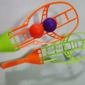 Raquette de sport éducative pour enfants, <span class=keywords><strong>jouet</strong></span> interactif parent-enfant, <span class=keywords><strong>filet</strong></span> de plage, grande balle à lancer, 47 cm - Product Image 3