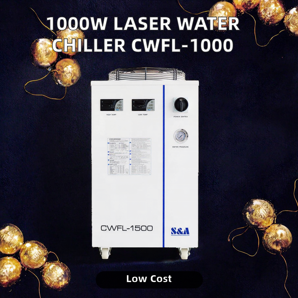 CWFL-1000 1KW Cooling Water Chiller for Metal Fiber Laser Cutting ...