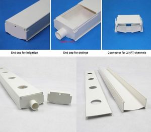 Pot de fleur et jardinière Kit de plantation à domicile hydroponique Nft <span class=keywords><strong>Mini</strong></span> canal en <span class=keywords><strong>PVC</strong></span> - Product Image 6