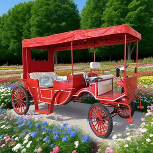 Nuevo Carro Eléctrico de Paseo 2026, Carro Rojo con Asientos Blancos, Carro de Caballos para Bodas, Transporte Especial, Carro Eléctrico - Product Image 6