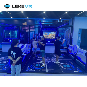 <span class=keywords><strong>Simulateur</strong></span> de tir multijoueur LEKE VR Park, travail d'équipe, plateforme de marche VR 9D, jeux d'arcade - Product Image 3