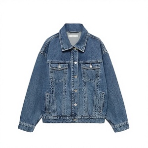 Nouvelle veste bomber en denim de coton décontractée vintage pour homme, écologique, saison printemps, bleu délavé - Product Image 2