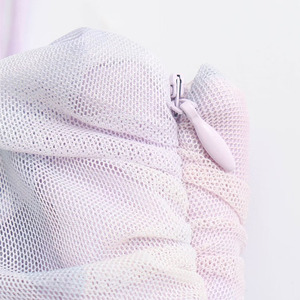 Robe <span class=keywords><strong>Midi</strong></span> en Maille Élégante Lavande Ajustée avec Bretelles Violettes pour Femme – Fabrication Personnalisée - Product Image 5