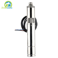 Pompe à vis submersible DC haute pression sans balai pour panneau solaire Contrôleur MPPT externe en acier inoxydable à haute levée-OEM pour pompes