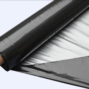Feuille de couverture de sol de paillage de polyéthylène en plastique <span class=keywords><strong>agricole</strong></span> noir et argenté Film de paillis végétal - Product Image 5