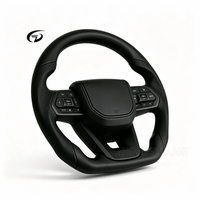 Améliorez votre véhicule avec un volant en cuir et bois de pêche personnalisé de haute qualité, compatible avec Toyota LC300, LC250, LC200, Hilux et Corolla