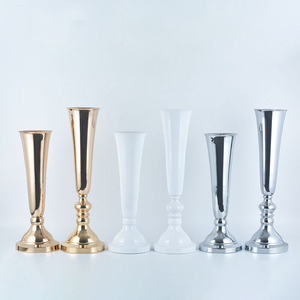 60 cm Gold Table Centerpiece <strong>Flower</strong> <strong>Display</strong> for Wedding Decoration - Product Image 5