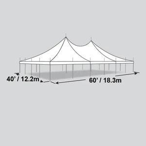 Tente de fête d'événements de <span class=keywords><strong>chapiteau</strong></span> de <span class=keywords><strong>mariage</strong></span> au meilleur <span class=keywords><strong>prix</strong></span> pour <span class=keywords><strong>200</strong></span> <span class=keywords><strong>personnes</strong></span> tentes à baldaquin de 40 pieds x 60 pieds (12.2m x 18.3m) - Product Image 2