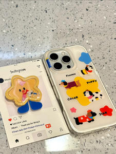 Meilleure vente support rotatif 3D pour <span class=keywords><strong>Honda</strong></span> 16 Pro Max pour Apple 15P Ihonda 16 Pro Max <span class=keywords><strong>coque</strong></span> de téléphone chien étoile jaune pour nouveau modèle 13 - Product Image 6