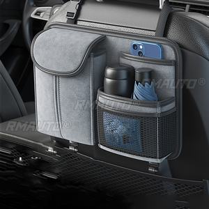 <b>Car</b> Storage Bag Auto Interior Seat Back Organizer Multi-functional Tissue Holder Pocket Stowing <b>Tidying</b> Hanging Bag - Product Image 1