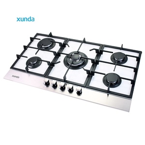 Piano Cottura a Gas Xunda a 5 Fuochi, Elettrodomestico da Cucina Professionale, Piano Cottura a Gas Incasso in Vetro Temperato per Uso Domestico e Alberghiero - Product Image 3
