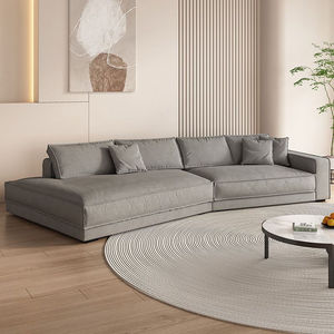 Ensembles de meubles modernes haut de gamme de designers italiens, en tissu microfibre, modulaires en forme de L, pour salon et maison - Product Image 2