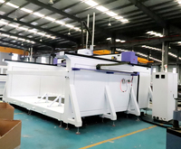 Routeur CNC 4 axes à usage industriel avec grande zone de travail, machine de gravure 3D pour moules et traitement de panneaux