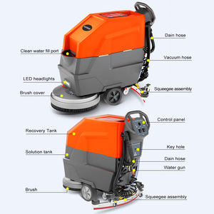 GAOGE F530 US Stock Lithium Battery <b>Walk</b> Behind Floor Scrubber <b>Machine</b> Commercial Floor Cleaning Equipment - Product Image 5