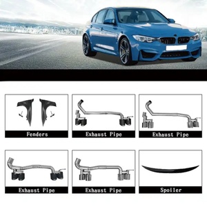 Kits de Carrocería Modificados para BMW Serie 3 F30 2012-2018 Modificado a M-tech Parachoques Delantero Parachoques Trasero Rejilla Faldones Laterales F30/35 - Product Image 4