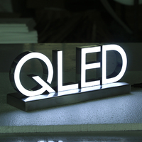 Enseigne LED rétroéclairée personnalisée de conception la plus récente, taille sur mesure, étanche, lettres LED personnalisées pour les entreprises