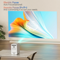 Projecteur mobile mini LED C30N 4K de qualité supérieure pour l'extérieur avec Wi-Fi et nouveau USB Android RHD, projecteur LED scellé Full 3D HD