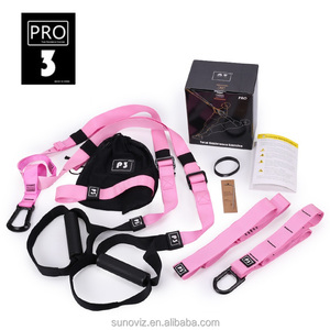 Sling Kit suspensi warna dan Logo kustom <span class=keywords><strong>Trainer</strong></span> latihan tali bahan nilon multi-fungsi Sling suspensi pelatih - Product Image 5
