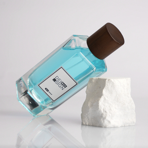 Fabricante Suministra Botella de Perfume de Vidrio Pulido Personalizada de 100 ml con Fondo Pesado y <span class=keywords><strong>Atomizador</strong></span> Plateado - Product Image 1