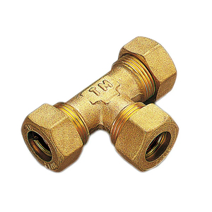 Raccordo a T generico con 3 dadi di compressione O-Ring per tubi in rame Tiemme 12 x 12 x 12 mm - Product Image 2