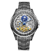 Montres automatiques de luxe pour hommes à succès en 2024, montre squelette au poignet