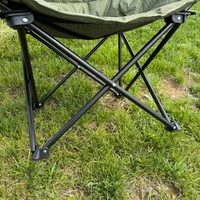 Chaise pliante de luxe en acier inoxydable sur mesure – Chaise portable ultralégère pour extérieur, pêche, plage et voyage