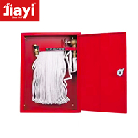 American 2.5 pouces Canvas Fire Hose Rack avec valve de bouche d'incendie Buse en plastique en laiton et armoire UL listed