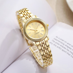 Nouvelle montre de luxe pour homme et femme, montre couple dorée, montre à aiguilles pour affaires, vente en gros. - Product Image 4