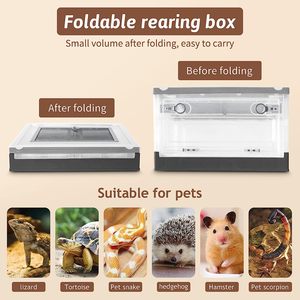 Gabbia per criceti pieghevole portatile in plastica per animali domestici all'ingrosso - Product Image 4