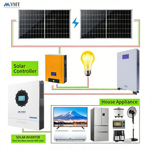 Sistema de Almacenamiento de Energía Solar Doméstico Tipo Split, Impermeable IP55, Inversor de 5KW + Batería LiFePO4 de 10KWH, Monitoreo Remoto Inteligente por Aplicación - Product Image 1