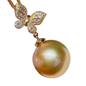 Nouveau collier de perles rétro à la mode pour femmes, design croisé de luxe léger avec boucles d'oreilles polyvalentes, pendentifs fins - Product Image 5