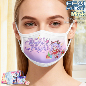 Produsen Masker Wajah Custom Print Anime Kartun MOQ Rendah, Masker Tebal - Product Image 6