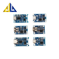 Tarjeta de carga dedicada de batería de litio TP4056 1A, módulo de carga, interfaz MICRO e interfaz Mini USB