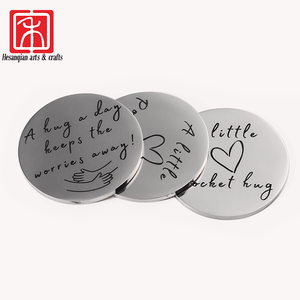 Promotion chaude personnalisée sans <span class=keywords><strong>frais</strong></span> <span class=keywords><strong>de</strong></span> moule pièces <span class=keywords><strong>de</strong></span> défi en argent gravées au laser imprimables en acier inoxydable - Product Image 2