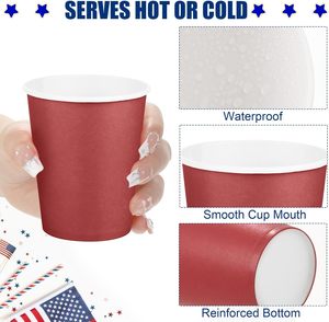 Gobelets jetables pour boissons froides avec impression personnalisée, gobelets en papier en gros - Product Image 3