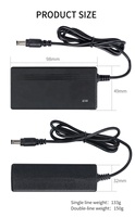 Adaptateur secteur 12V à sortie unique AC DC Stable double câble 24V 1.5A/2A/3A/4A pour caméra à bande lumineuse LED 12V 3A adaptateur secteur