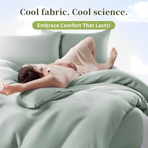 ชุดเครื่องนอนไม้ไผ่ cloudland 400 TC แผ่นเตียงไม้ไผ่4ชิ้นนุ่มเย็นชุดผ้าปูที่นอนไม้ไผ่และปลอกผ้านวม - Product Image 3