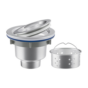 Ou Shunnuo Kitchen Sink Drain Strainer Stainless Steel Universal Fit Lifting Type Polished Surface Easy To Clean - Product Image 2
