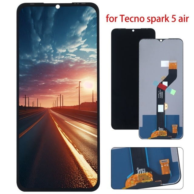 Mobile Phone Lcds for Tecno Spark 5 air Screen Lucent Wholesale Price for Tecno Spark 5 air Lcd for Tecno Spark 5 Pro Display