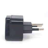 Adaptateur de prise suisse avec prise de type J 10A250V, couleur blanche, rallonge universelle pour voyages commerciaux, adaptateur Schuko vers prise suisse