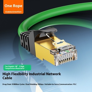Câble réseau blindé de qualité industrielle, haute flexibilité, super catégorie 6, 10G, commutateur, caméra, Profinet, câble de liaison <span class=keywords><strong>Ethernet</strong></span> Cat6A - Product Image 2
