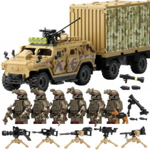 Figurines de police des forces spéciales SWAT, Hummer Warrior, char blindé, hélicoptère Flying <span class=keywords><strong>Tiger</strong></span>, jouet de construction à assembler - Product Image 1
