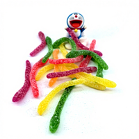 Klassieke Fun Factory Prijs 5g Halloween Decoratie Meerkleurige Fruitige Gevulde Gezonde Gummies Druppelvormige Snack Gummy Candy