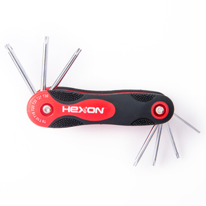 Juego de 8 Herramientas Manuales para Reparación de Bicicletas, Plegables, con <span class=keywords><strong>Llaves</strong></span> <span class=keywords><strong>Allen</strong></span>, Estrella, Torx - Product Image 1