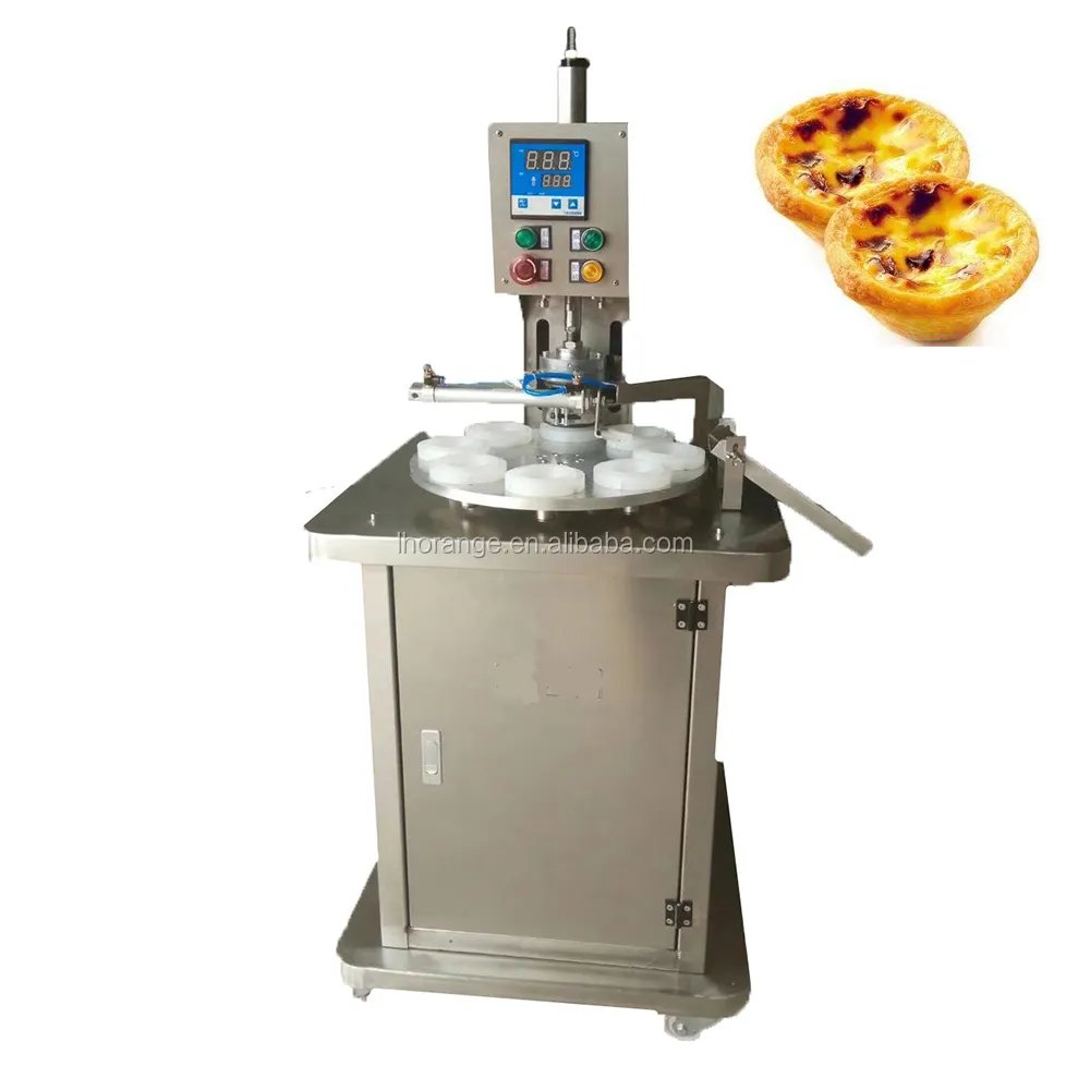 automatic 3000 pcs/h Professional Pie Tart Making Waffle Egg Tart Shell Maker Machine