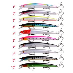 Señuelo Minnow, <span class=keywords><strong>Pez</strong></span> Volador, Lanzamiento Largo, Flotante, Láser, Cebo Vivo, Metal, Pesca en Agua Dulce y Mar, Lubina, <span class=keywords><strong>Pez</strong></span> <span class=keywords><strong>Boca</strong></span> <span class=keywords><strong>Grande</strong></span>, Equipo de Pesca - Product Image 1