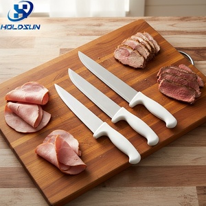 Juego <span class=keywords><strong>de</strong></span> <span class=keywords><strong>Cuchillos</strong></span> <span class=keywords><strong>de</strong></span> Chef para Cortar Jamón <span class=keywords><strong>de</strong></span> Acero Inoxidable <span class=keywords><strong>de</strong></span> 3 Piezas, Extra Largos, con Acabado Satinado <span class=keywords><strong>de</strong></span> Grado Alimenticio, con Mango Ergonómico para Carnicero, con Logotipo Personalizado - Product Image 6