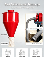 Moulin à maïs auto-aspirant compact à prix d'usine / Pulvérisateur de maïs pour farine en poudre / Moulin à farine de blé et de maïs