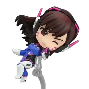 high-quality Game MODEL 10CM Overwatch Cute Versions Clay man DVA Action Figures Model Toy Classic Skin Edition Doll gift